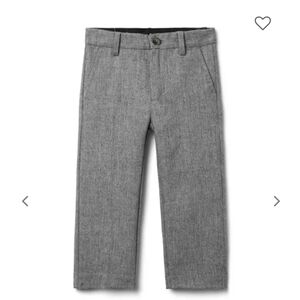 Janie and Jack Classic Gray Formal Trousers